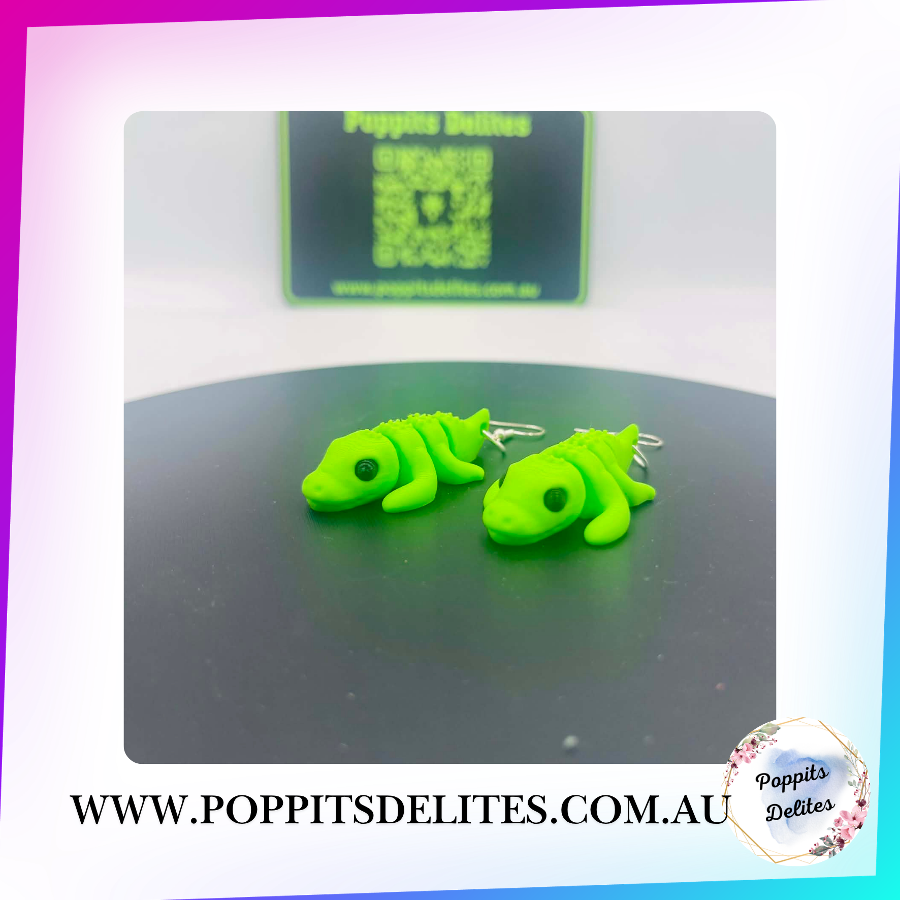 Croc Earrings - Poppits Delites
