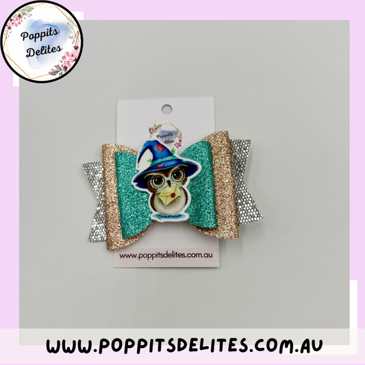 Owl Hair Bow - Poppits Delites