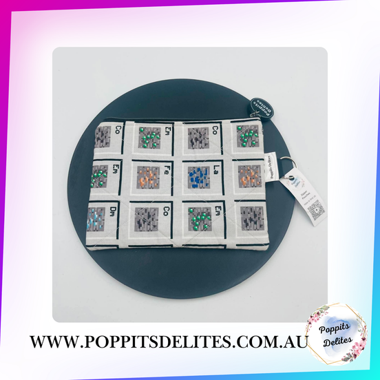Minecraft Element Zipper Pouches - Poppits Delites