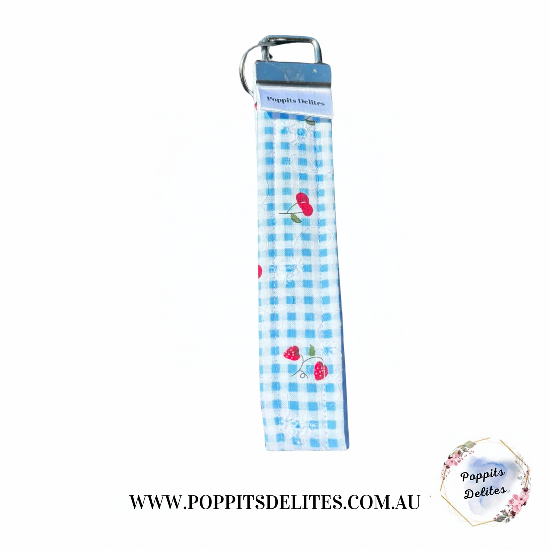 Cherry Field Wristlet