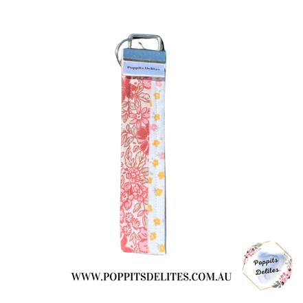 Pink Patchwork Wristlet