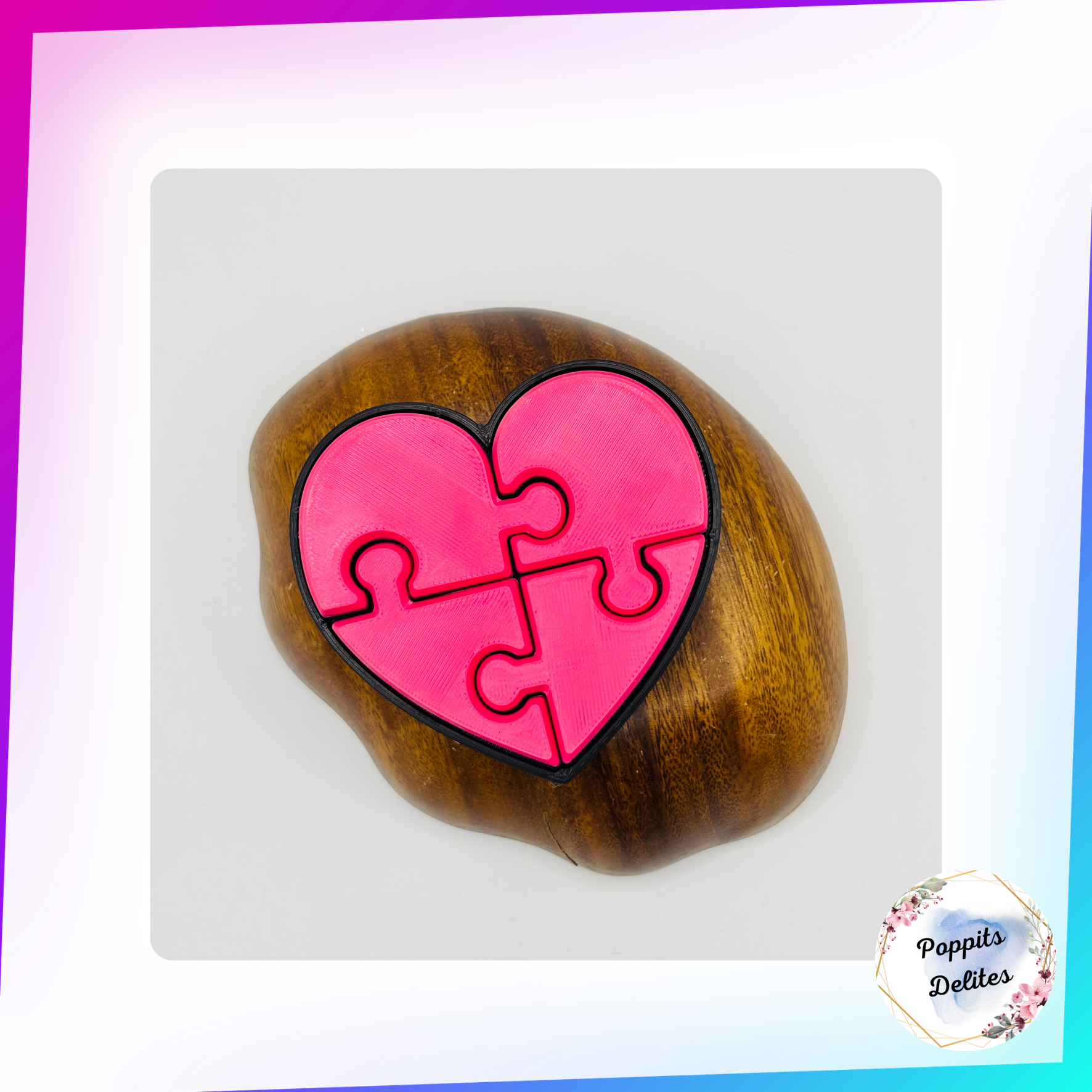 Heart Puzzle Clicker - Poppits Delites