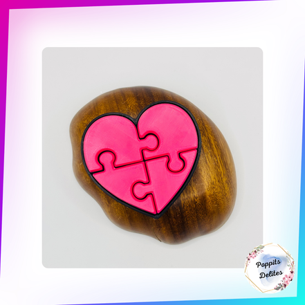 Heart Puzzle Clicker - Poppits Delites