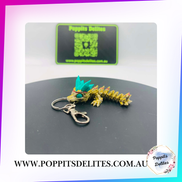 Crystal Dragon Keychain
