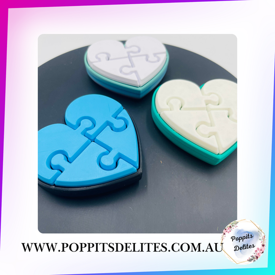 Heart Puzzle Clicker - Poppits Delites