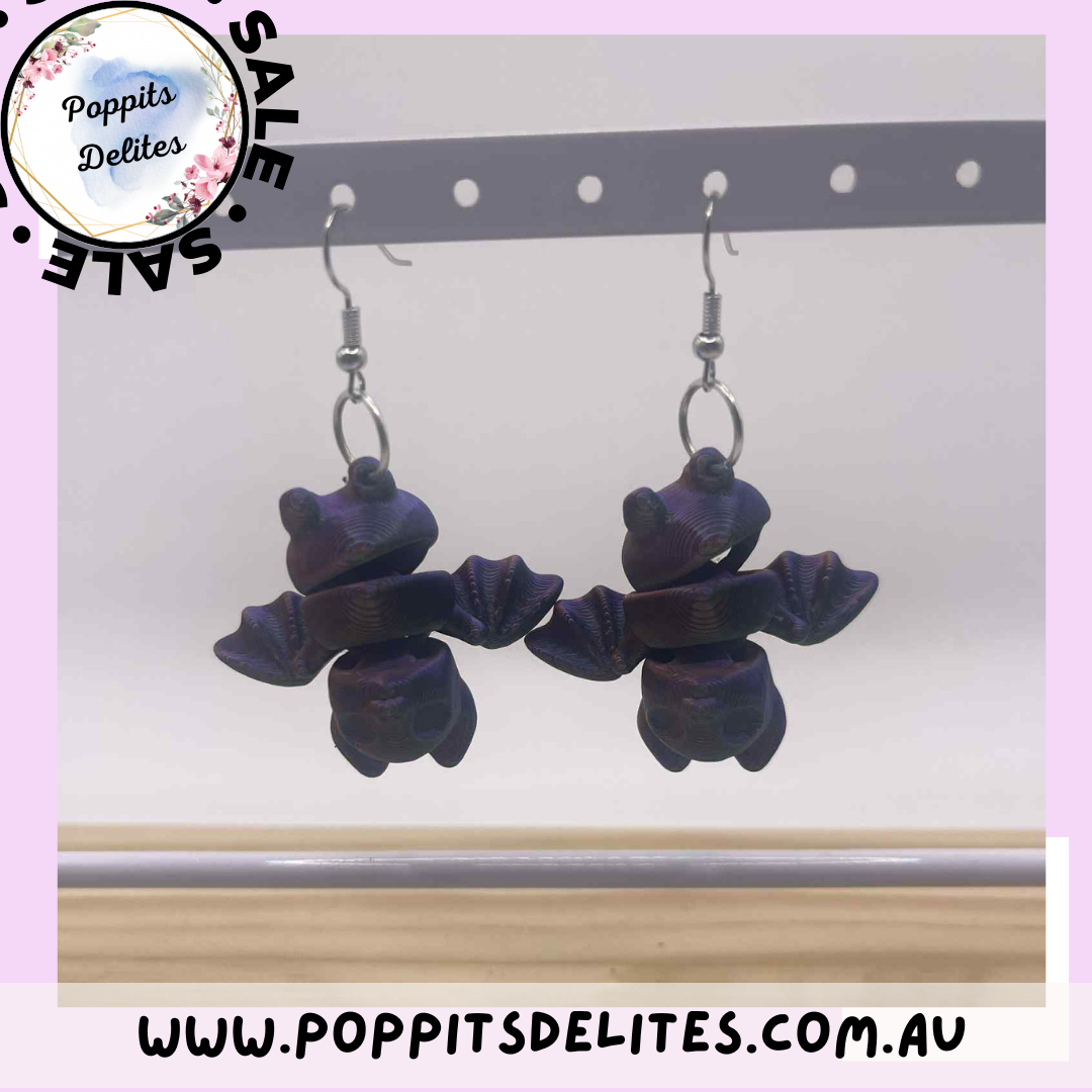 Bat Earrings