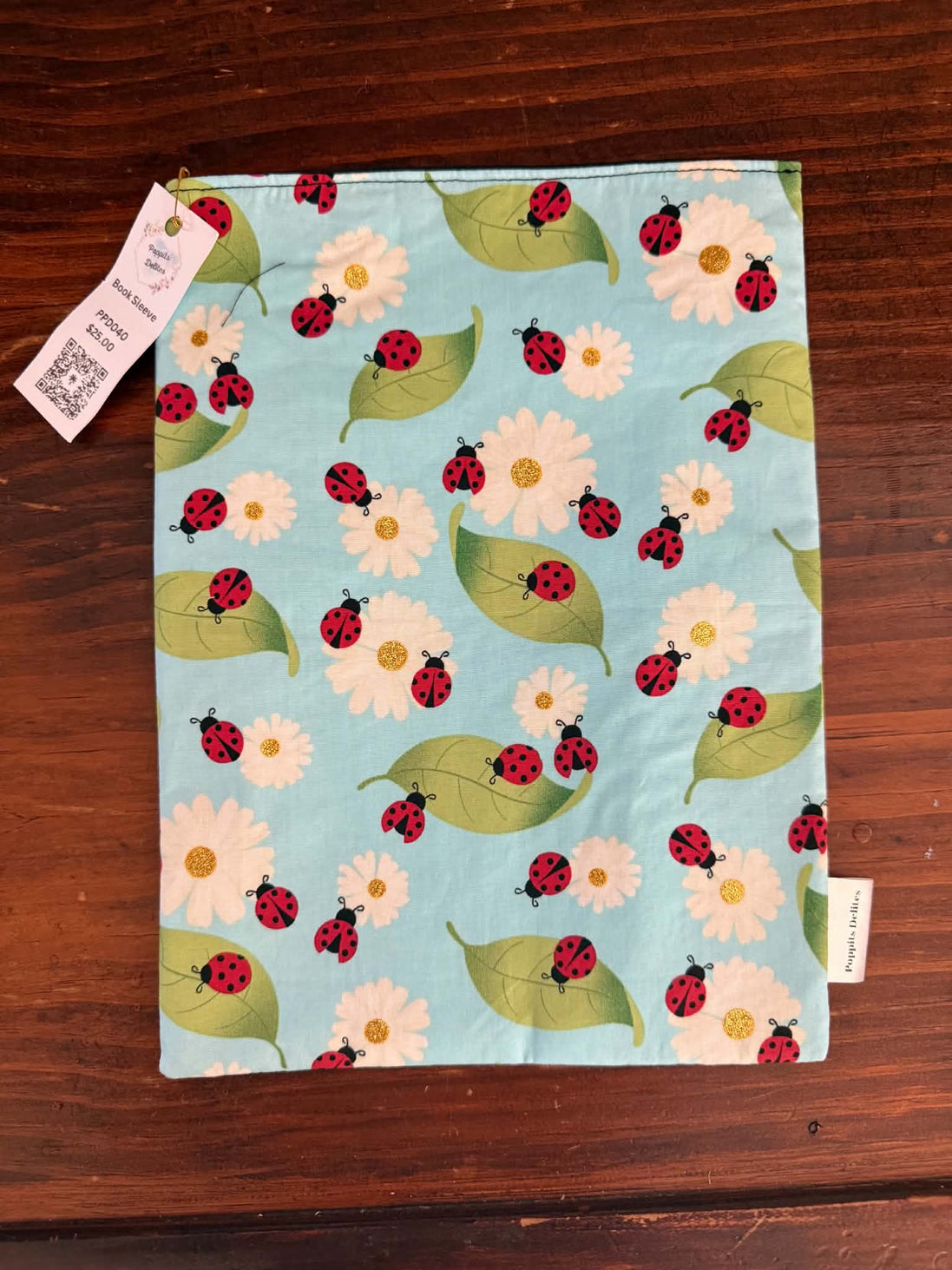 Lady Bug Book Sleeve (discontinuing design)