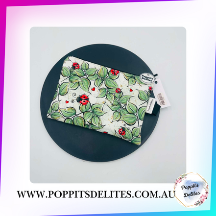 Lady Bugs Zipper Pouches - Poppits Delites
