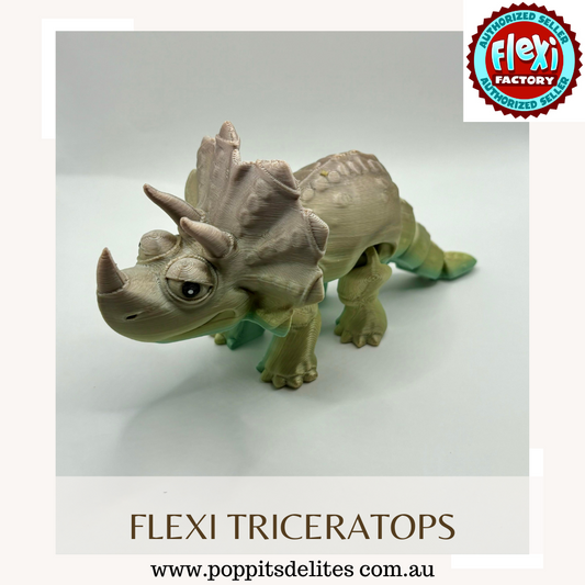 Flexi Triceratops - Poppits Delites offering some amazing products for both yourself and gifts for others.
