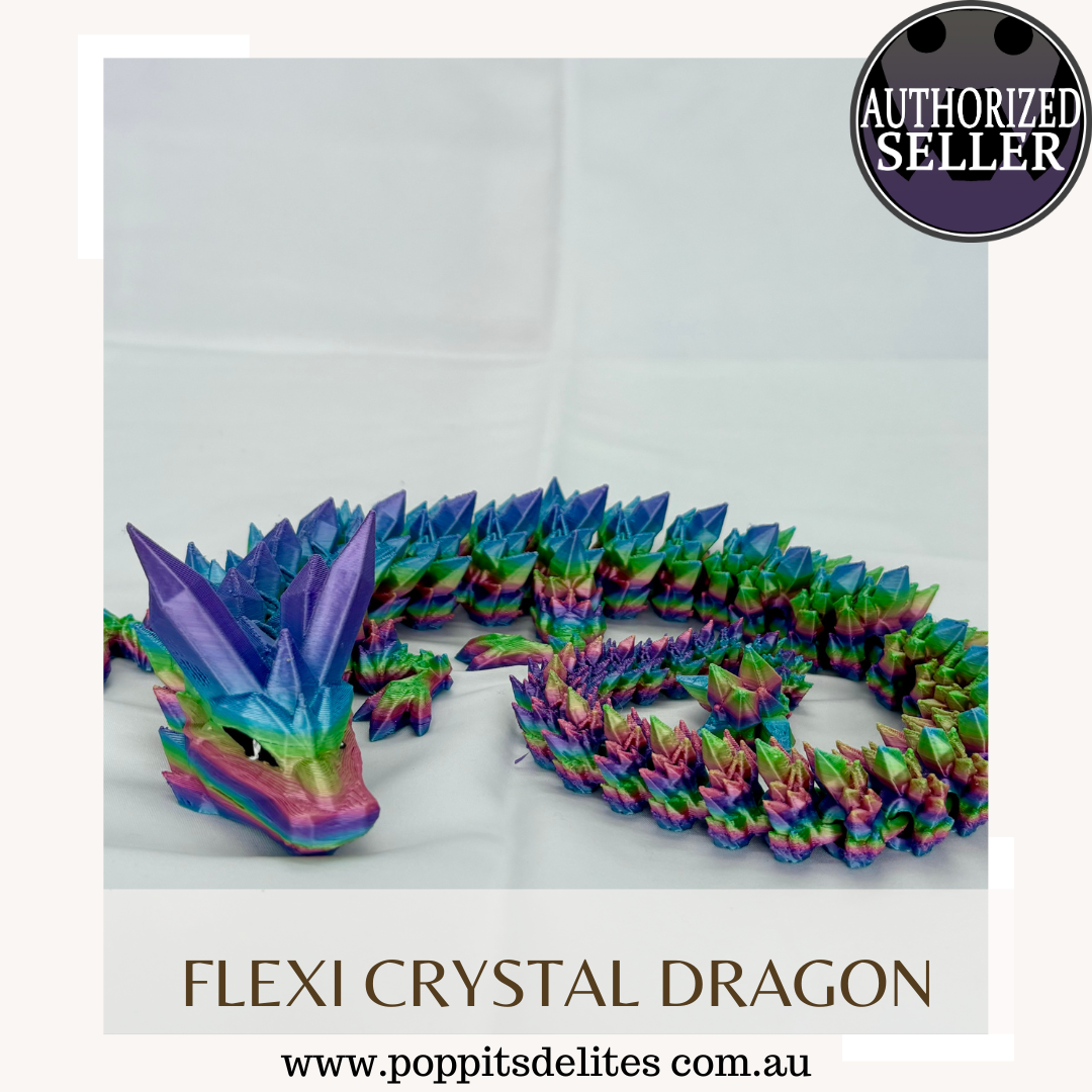Flexi Crystal Dragon - Poppits Delites offering some amazing products for both yourself and gifts for others.
