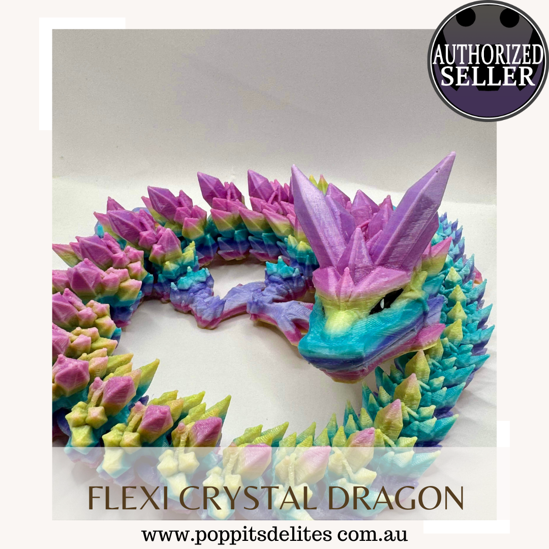 Flexi Crystal Dragon - Poppits Delites offering some amazing products for both yourself and gifts for others.