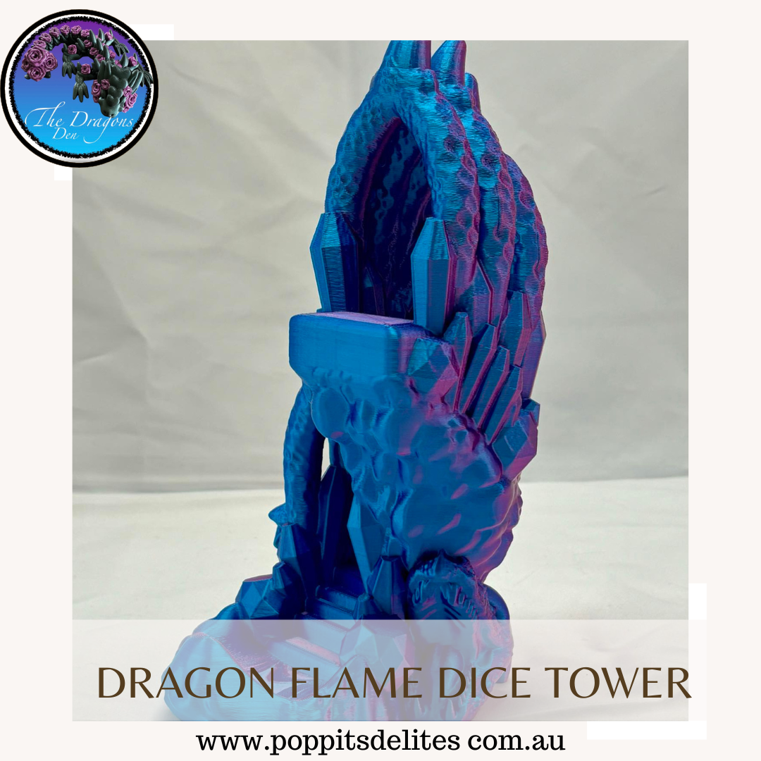 Dragon Flame Dice Tower - Poppits Delites offering some amazing products for both yourself and gifts for others.