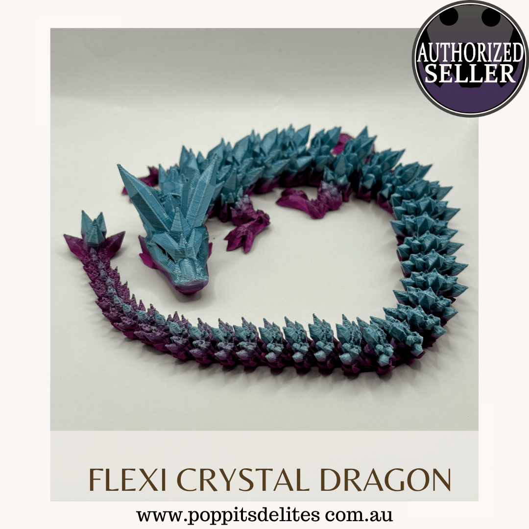 Flexi Crystal Dragon - Poppits Delites offering some amazing products for both yourself and gifts for others.