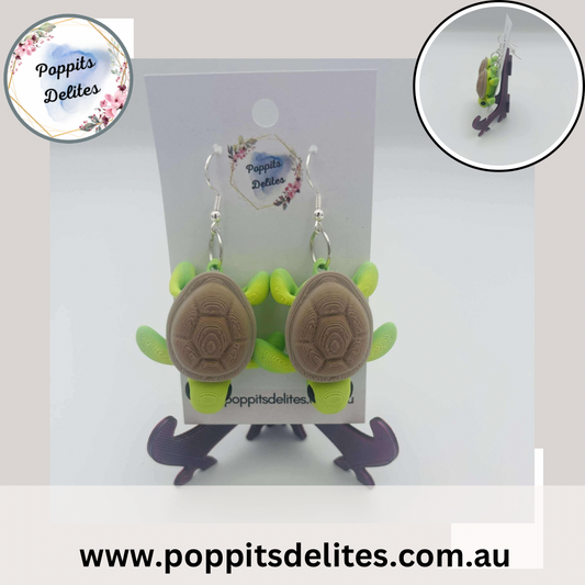 Turtle Earrings - Poppits Delites