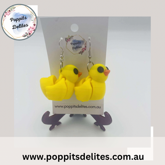 Chicken Earrings - Poppits Delites