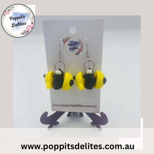 Bee Earrings - Poppits Delites