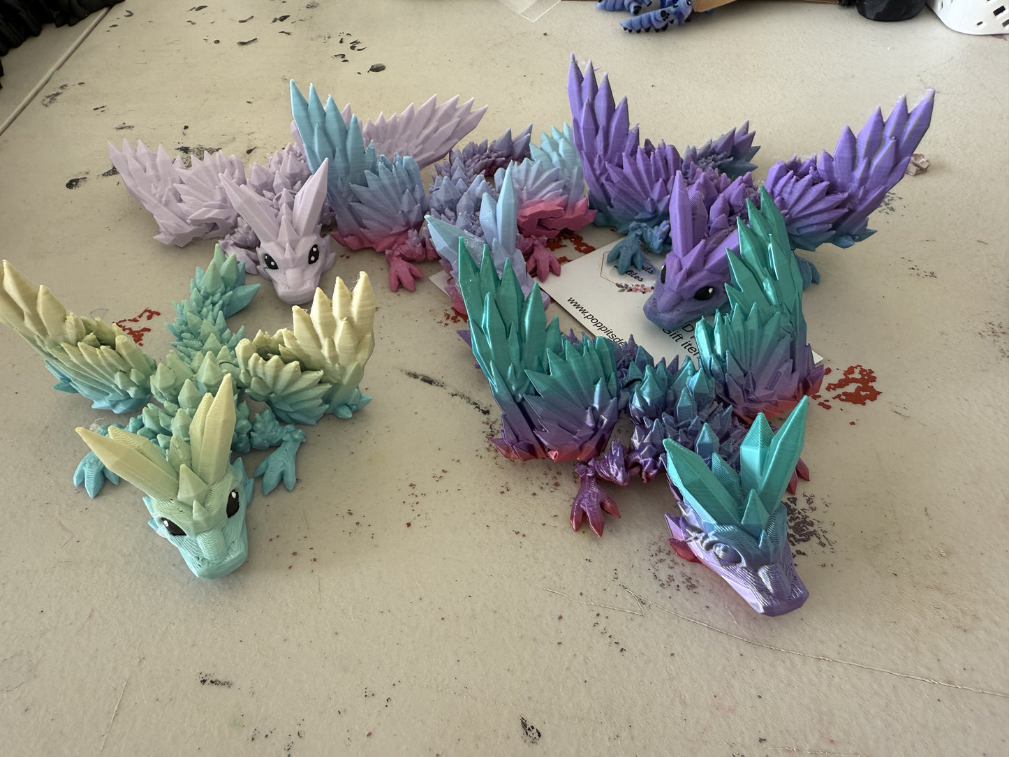 Crystal dragon - Poppits Delites