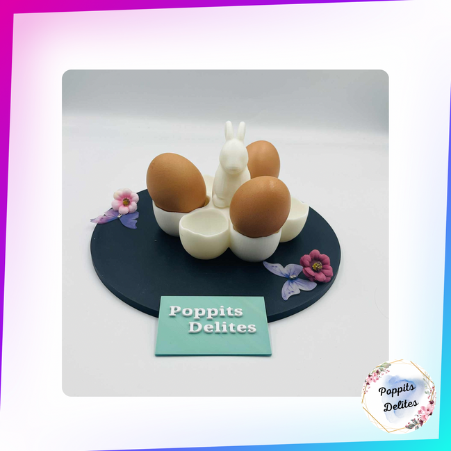 Rabbit Egg Holder - Poppits Delites