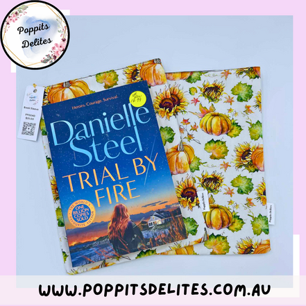 Pumpkin Book Sleeve - Poppits Delites