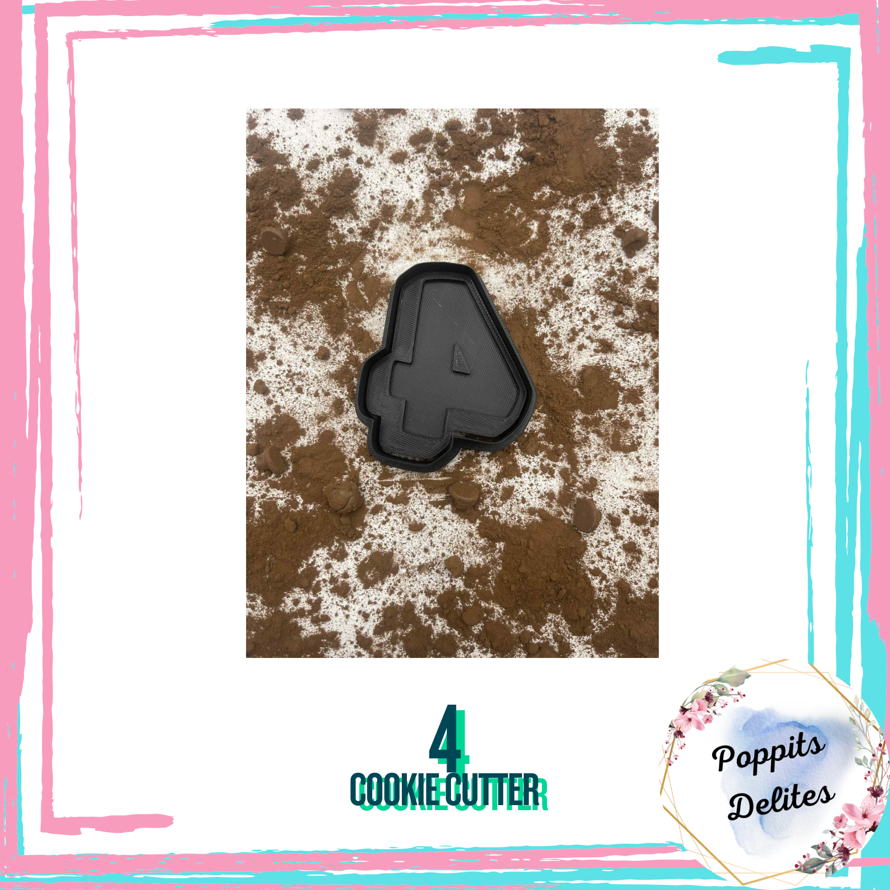 Number Cookie Cutter - Poppits Delites