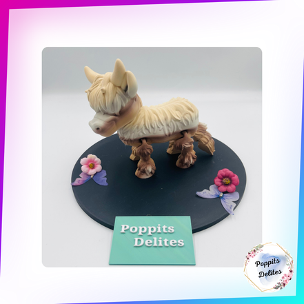 Highland Cow - Poppits Delites