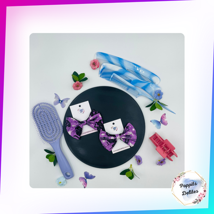 Witch Potion Mini Fabric Hair Bow - Poppits Delites