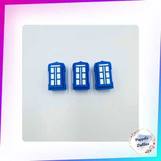 Blue Police Box Clicker - Poppits Delites