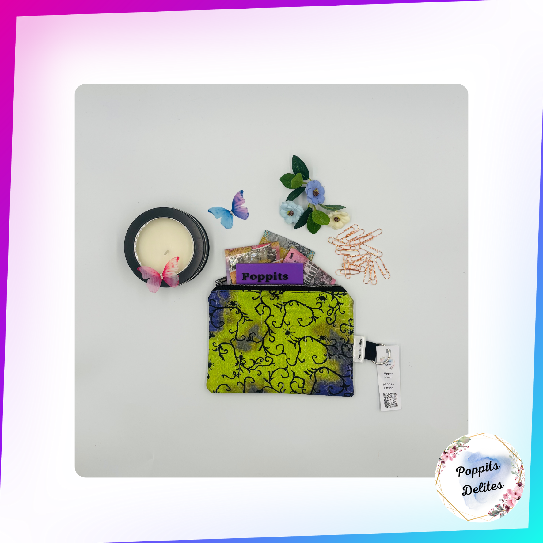 Spider Coin Purses - Poppits Delites