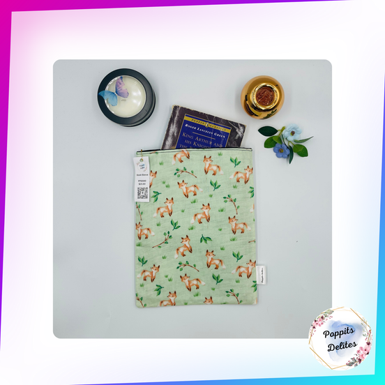 Fox Book Sleeve - Poppits Delites