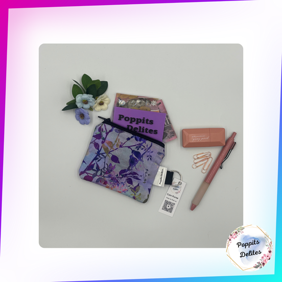 Purple Forest Coin Purses - Poppits Delites