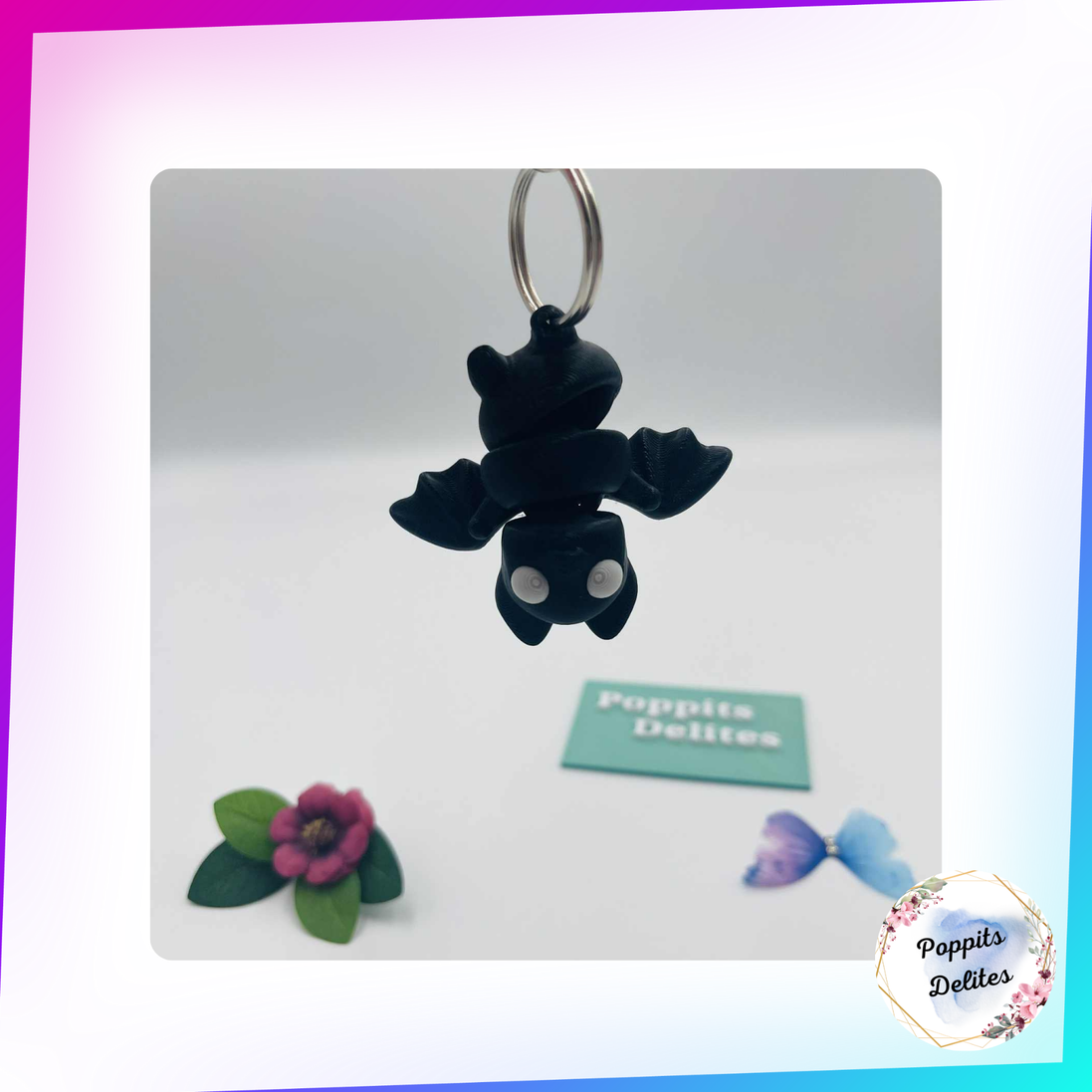 Bat Keychain - Poppits Delites