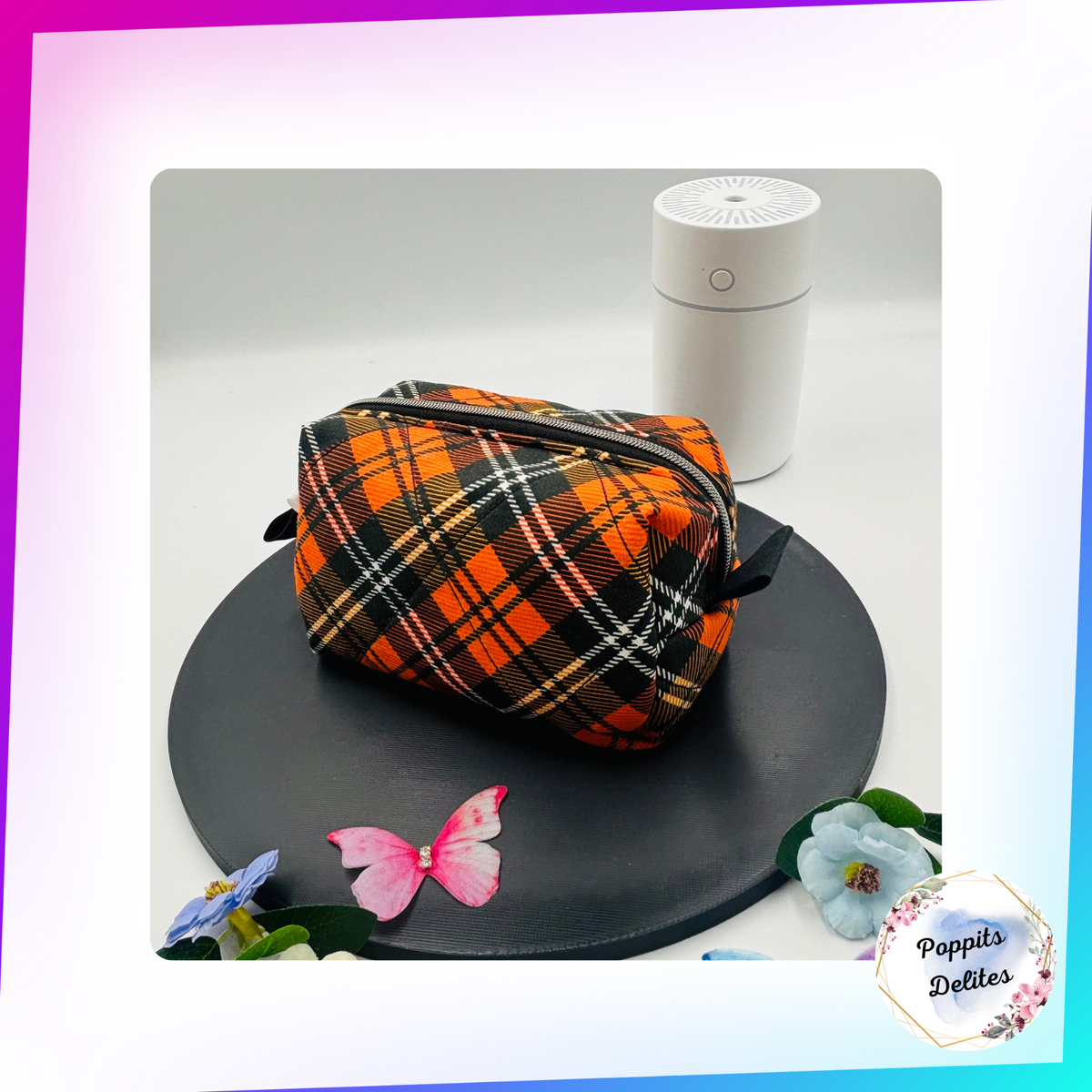 Poppy Gingham Carry All Bag - Poppits Delites