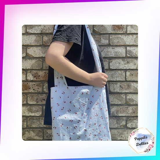 Cherry Fields Tote Bags - Poppits Delites