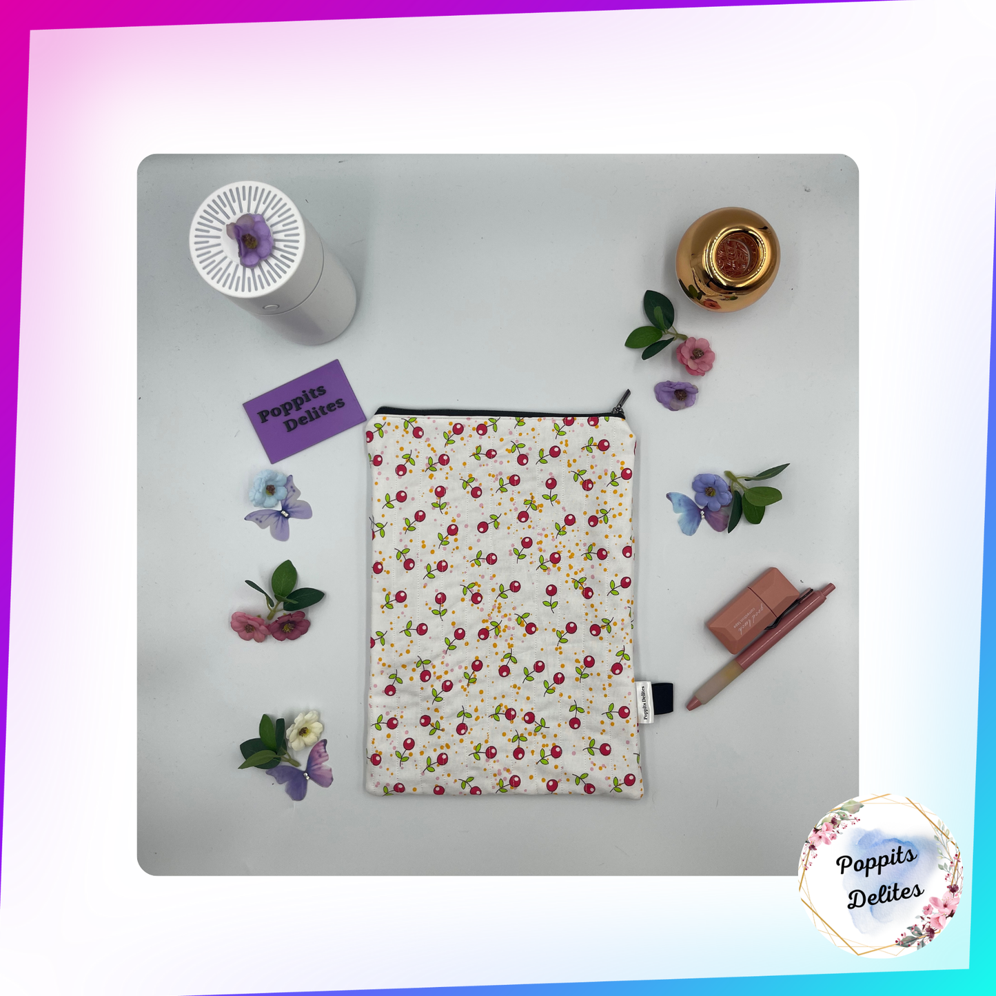 Cherry Field Tablet Sleeve