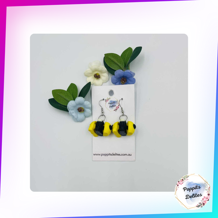 Bee Earrings - Poppits Delites