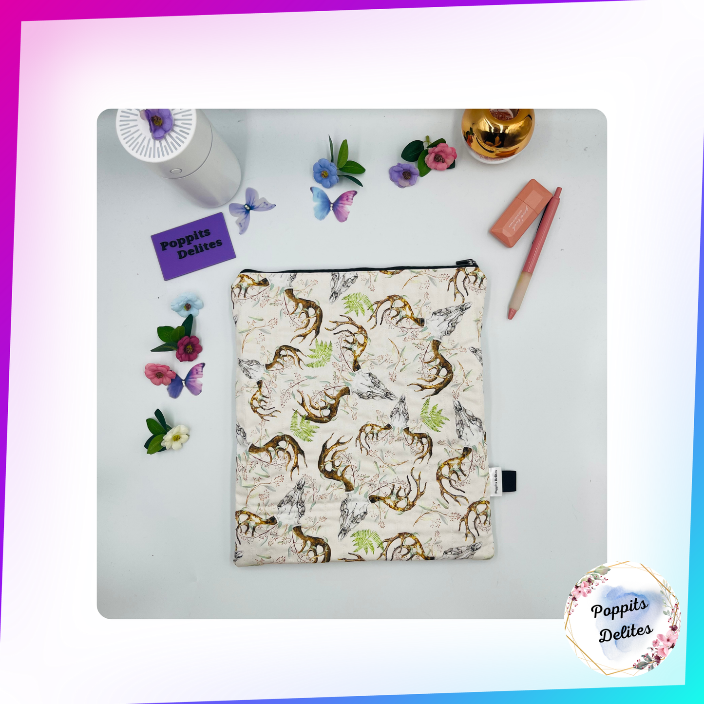 Deer Skull Tablet Sleeve