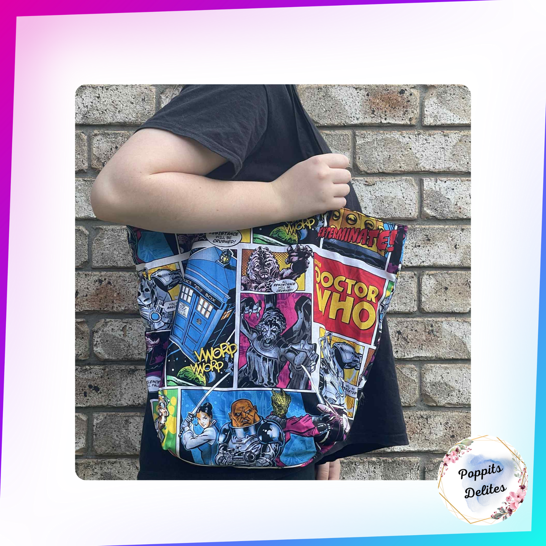 Dr Who Tote Bags - Poppits Delites