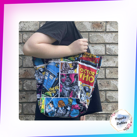 Dr Who Tote Bags - Poppits Delites