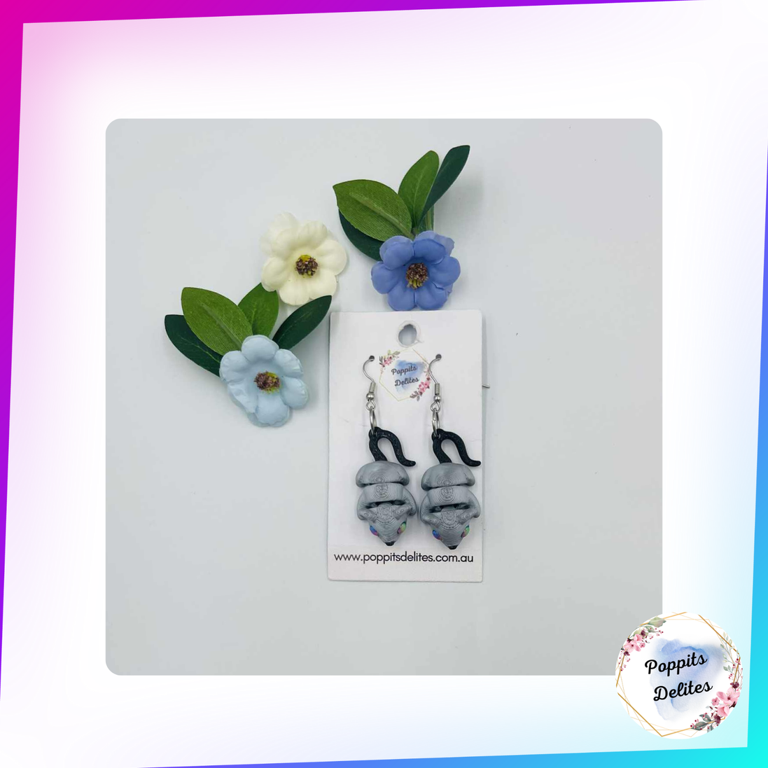Mouse Earrings - Poppits Delites