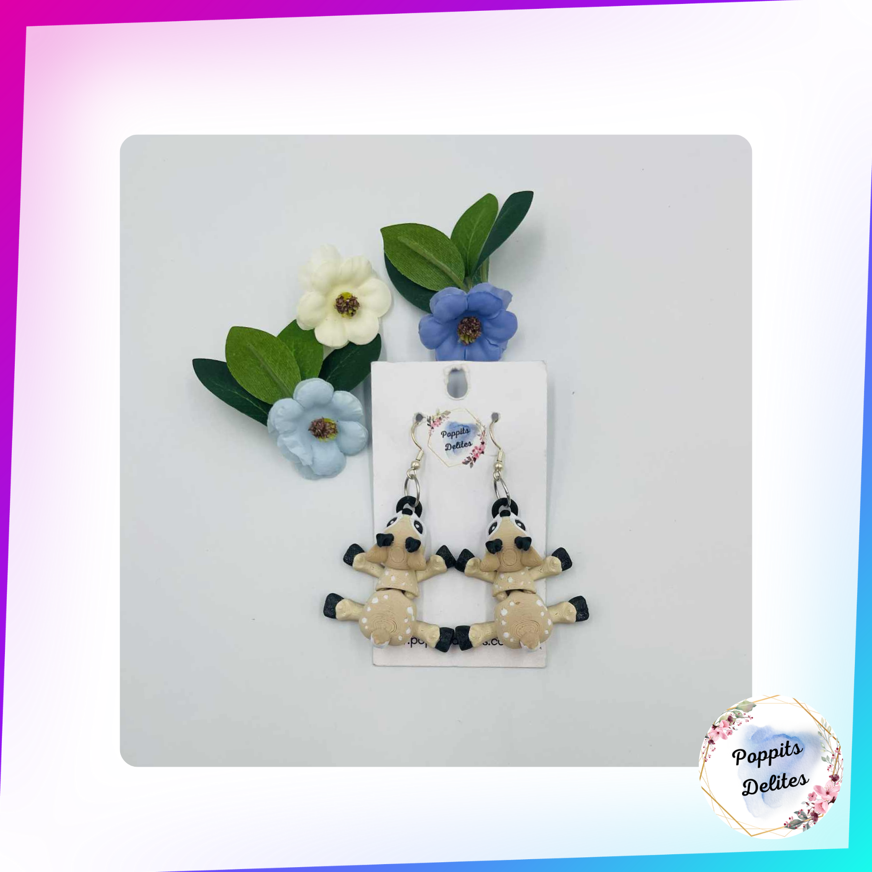 Deer Earrings - Poppits Delites