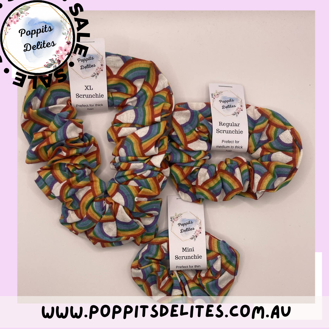 Rainbow's scrunchie