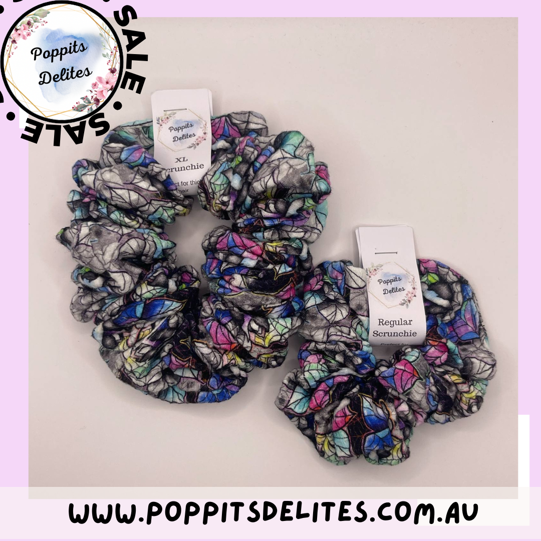 Gothic Flower Scrunchie - Poppits Delites