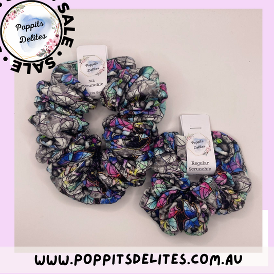 Gothic Flower Scrunchie - Poppits Delites