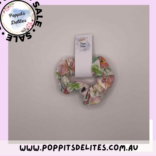 Pastel Garden Blossom Scrunchie - Poppits Delites
