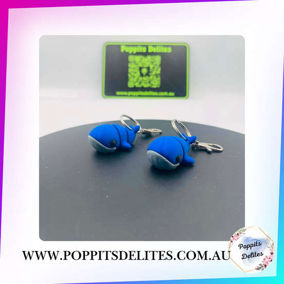 Blue Whale Keychain - Poppits Delites