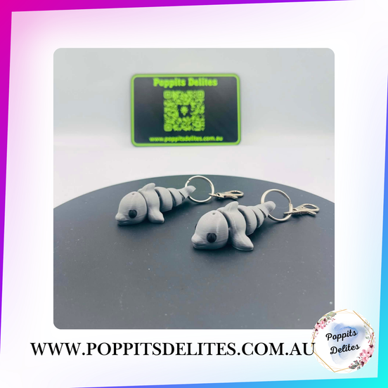 Dolphin Keychain - Poppits Delites