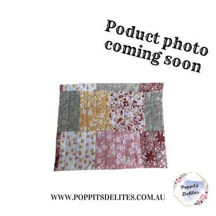 Pink Patchwork Zipper Pouches