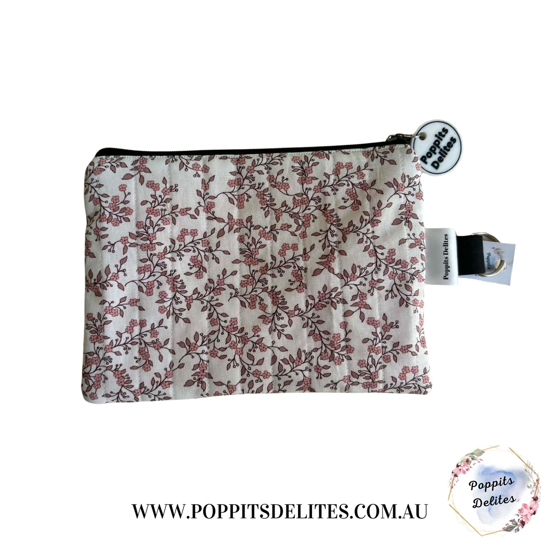 Cherry Blossom Zipper Pouches
