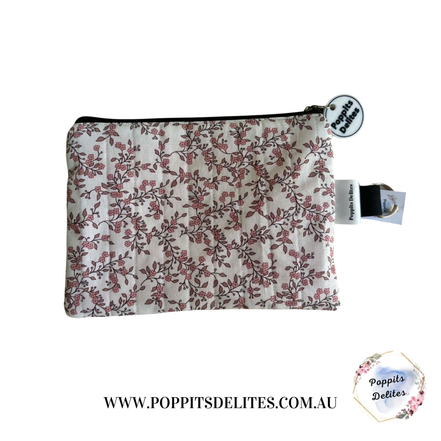 Cherry Blossom Zipper Pouches