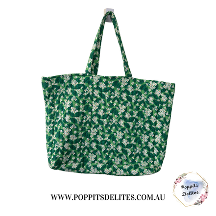 Daisy Grove Quilted Tote Bag